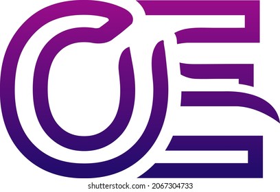 Design des kreativen OE-Logos