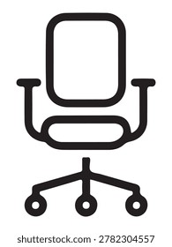 Creative office chair icons suitable for workspace solutions modern interiors and seating related applications