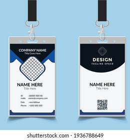 plantilla de diseño de tarjeta de identificación de Creative Office