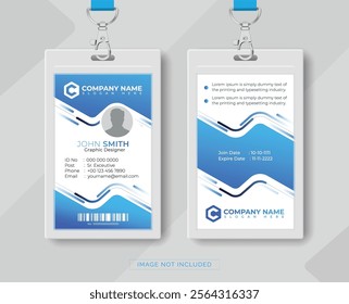 Creative Office ID Card Template Design