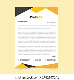 Creative Office Pad template design vector