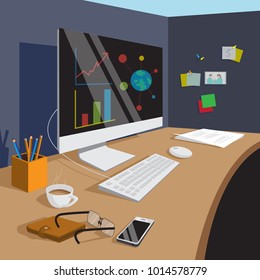 creative office workspace