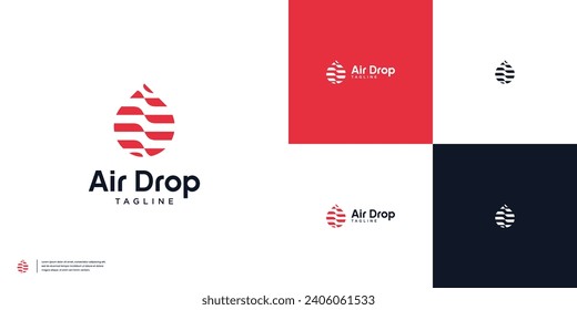 Creative oil drop logo design inspiration