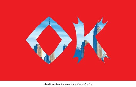 Creative OK Icon elements for your design
