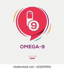 Creative (Omega-9) Icon, Vector sign.