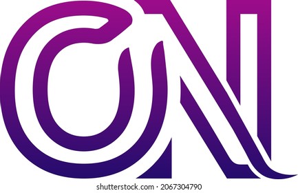 Creative ON logo icon design