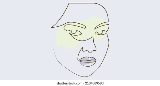 creative one line art design for background , cover, page ,banner