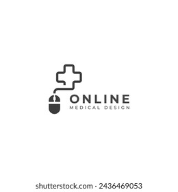 Creative online medical logo design. Medical  healthcare Consulting Logo Design  Template. 