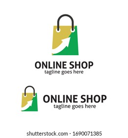 Creative Online Shop Logo Concept 