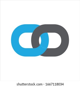 creative OO letter or text logo design