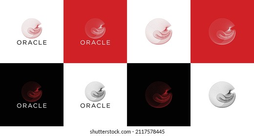 creative oracle logo design template