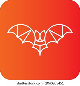 creative orange bat design, corporate bat design