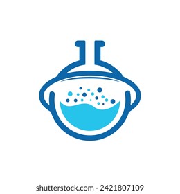 Creative Orbit Labor Lab abstract logo design template Vector illustration