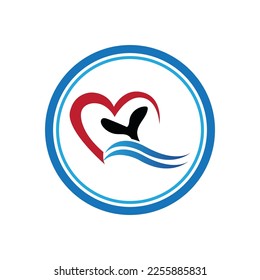 creative Orca Logo Vector Illustration On Trendy Design.