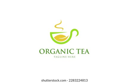 Creative Organic Green Tea Logo Design