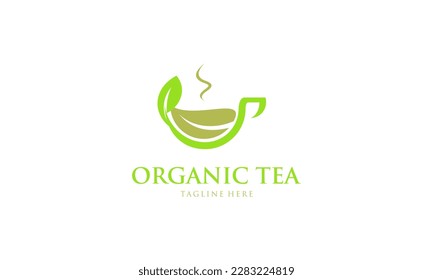 Creative Organic Green Tea Logo Design