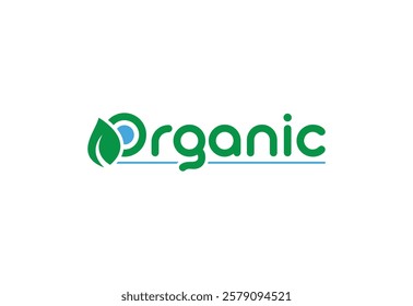 Creative Organic Text design, Vector design Concept
