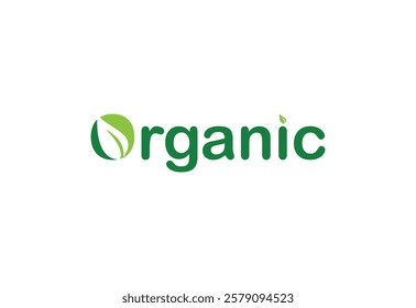 Creative Organic Text design, Vector design Concept