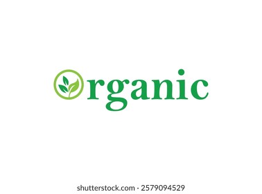 Creative Organic Text design, Vector design Concept