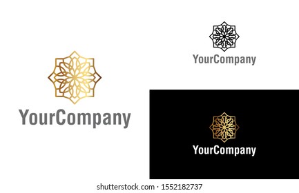 Creative ornament logo design template. Universal ornament vector logo.