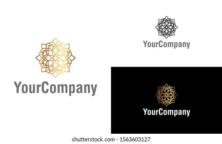 Creative ornament logo design template. Universal ornament vector logo.