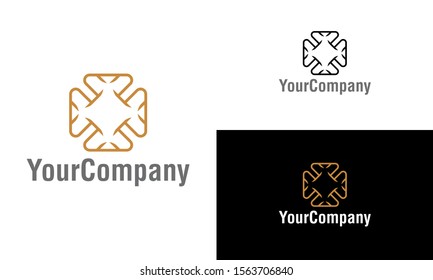 Creative ornament logo design template. Universal ornament vector logo. Creative vector emblem, for icon or design concept.