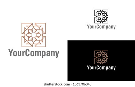 Creative ornament logo design template. Universal ornament vector logo. Creative vector emblem, for icon or design concept.