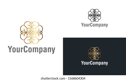 Creative ornament logo design template. Universal ornament vector logo. Creative vector emblem, for icon or design concept.