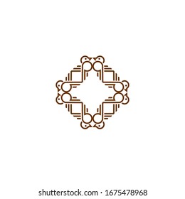 Creative ornament logo design template. Universal ornament vector logo. Creative vector emblem, for icon or design concept.