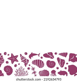 Borde ornamental creativo, composición decorativa minimalista, 	figuras elegantes