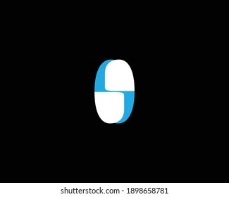 creative OS letter logo design vector template