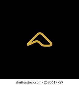 Creative outline design of mountain. Brown mountain vector. Smart illustrator symbol. Hill. Mount. Heights. Unique pyramid. Bold. Sophisticated. Mountain logo. Sport. Recreation. outdoor. Park