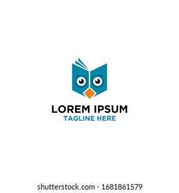Vector de diseño de escuela de la academia de búho creativo.