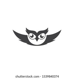 Creative Owl Icon Vector Logo Template 