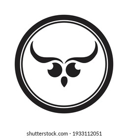 creative Owl logo vector illustration design template 