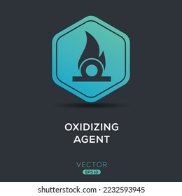 Creative (Oxidizing agent) Icon, Vector sign.