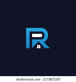 Diseño del logotipo de la letra p creativa
