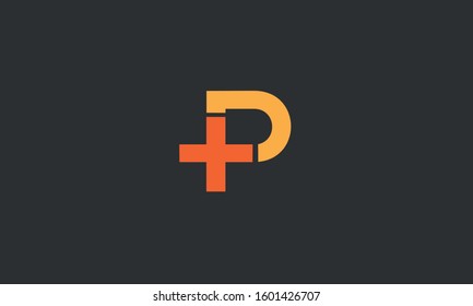 Creative P Plus Logo Design Template