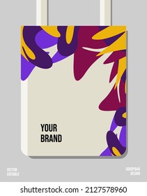 Creative packaging print design, applied for pattern craft like tote bag and shopping bags, home industry gift bag production.