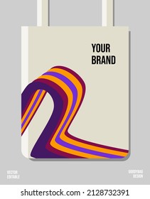 Creative packaging print design, applied for pattern craft like tote bag and shopping bags, home industry gift bag production.