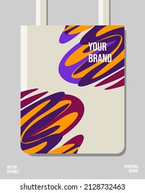 Creative packaging print design, applied for pattern craft like tote bag and shopping bags, home industry gift bag production.