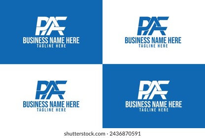 Creative PAF Logo Design for Brand Identity
