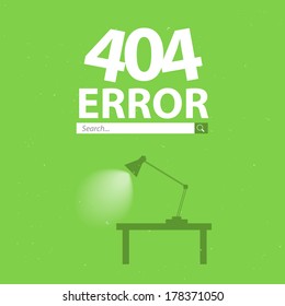 Creative page not found, 404 error design.