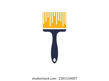 Creative Paint  Brush logo design, Vector design concept
