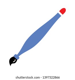 Creative painting brush icon. Creativity sign. Graphic art symbol. flat design creative painting icon. Classic style