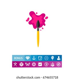 Creative Painting Concept Icon