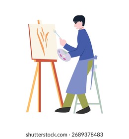 Creative Painting Vector Illustration Which can easily edit or modify
