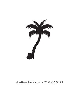 creative palm tree element logo.logo can be for Business,holiday, Arabic and label.
