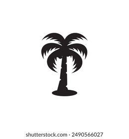 creative palm tree element logo.logo can be for Business,holiday, Arabic and label.