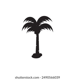 creative palm tree element logo.logo can be for Business,holiday, Arabic and label.